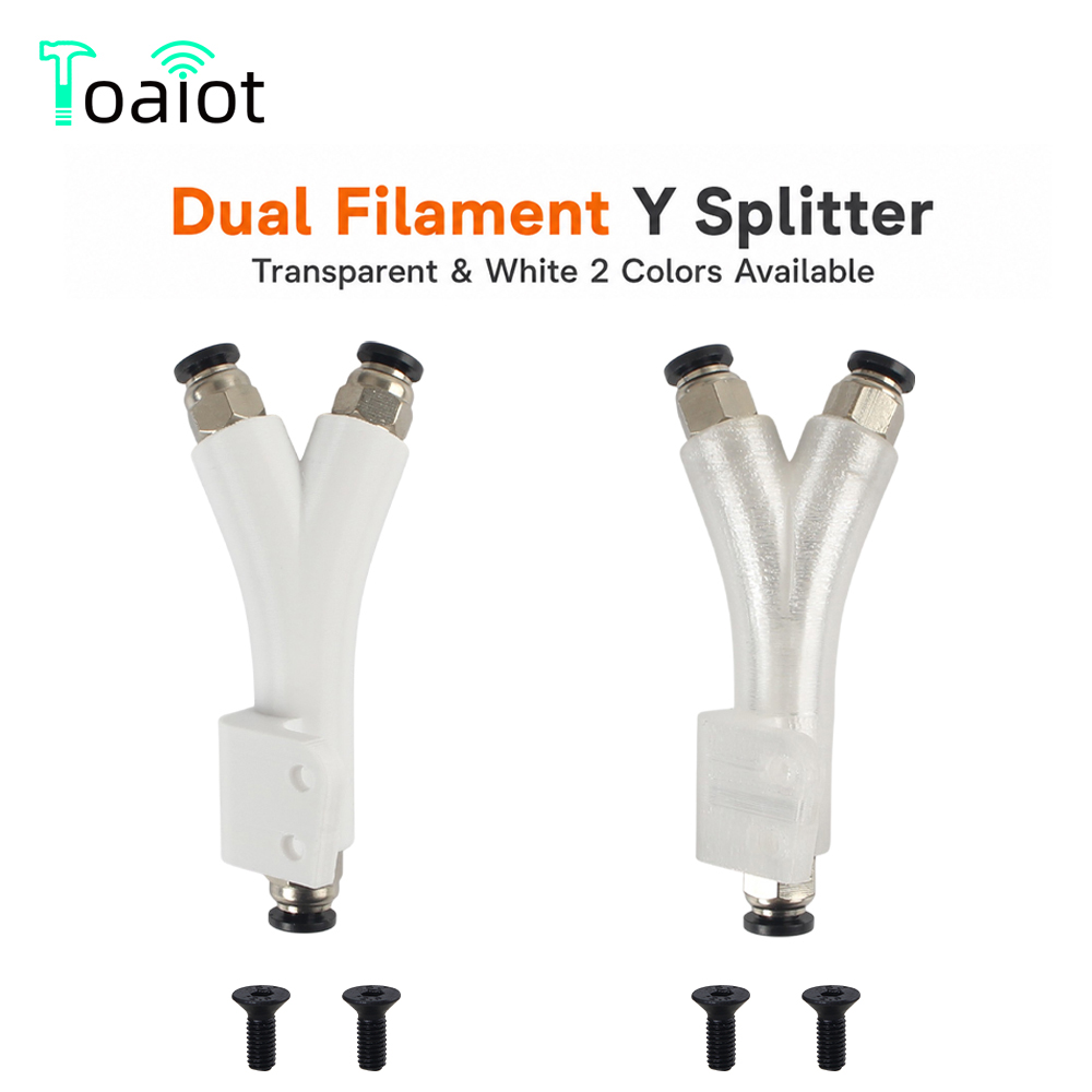 3D Printing Industry - Filamento Duplo Transparente e Branco Toaiot