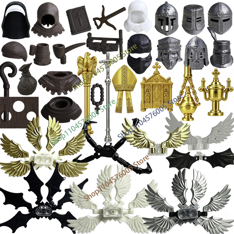 3D Printing Lego Bricks - Figuras de monges medievais impressas em
