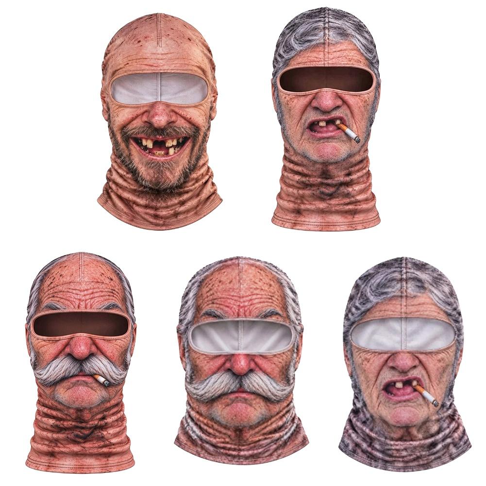 3D Printing Mask - 1 unidade Balaclava 3D com Estampa