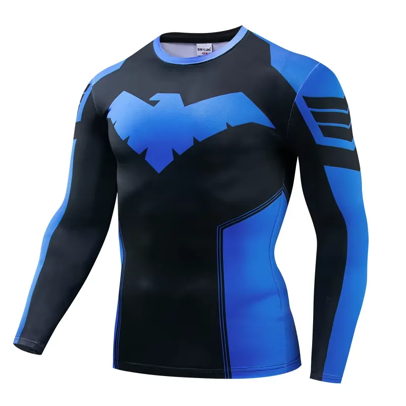 3D Printing Custom - Camiseta de Compressão Masculina 2026 de