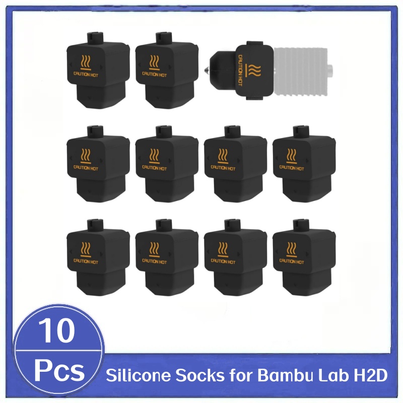 10 Peças Meias de Silicone H2D - 3D Printing Bambu Lab avaliação e preço
