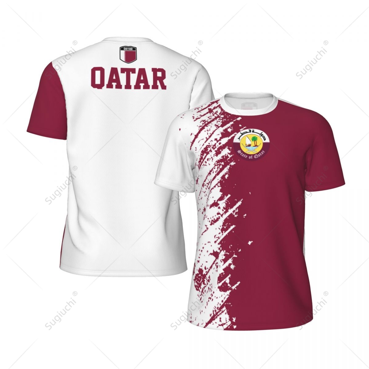 Camiseta masculina com design  - 3D Printing Qatar avaliação e preço
