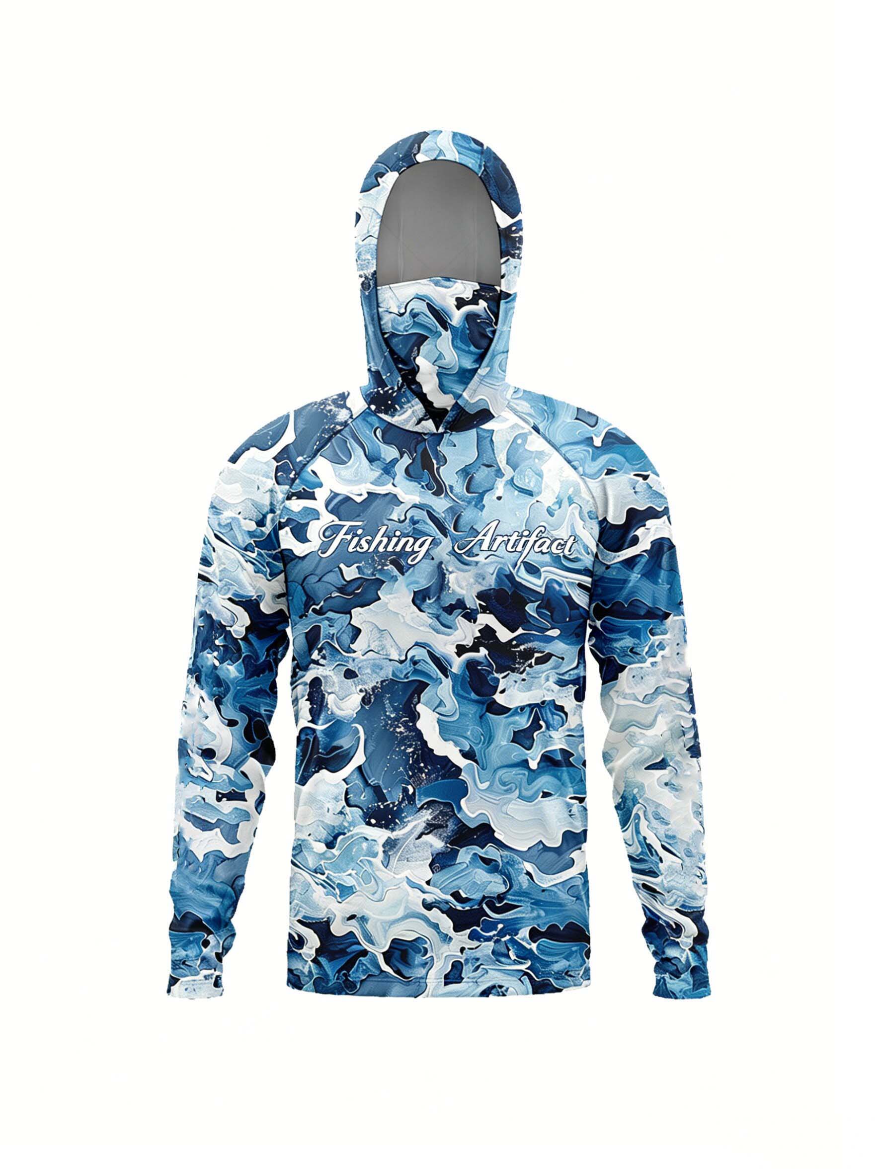 Camisa de Pesca Masculina de V - 3D Printing Mask avaliação e preço