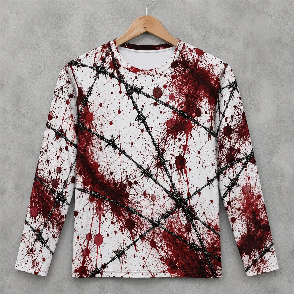 Camiseta de manga comprida com - 3D Printing Custom avaliação e preço