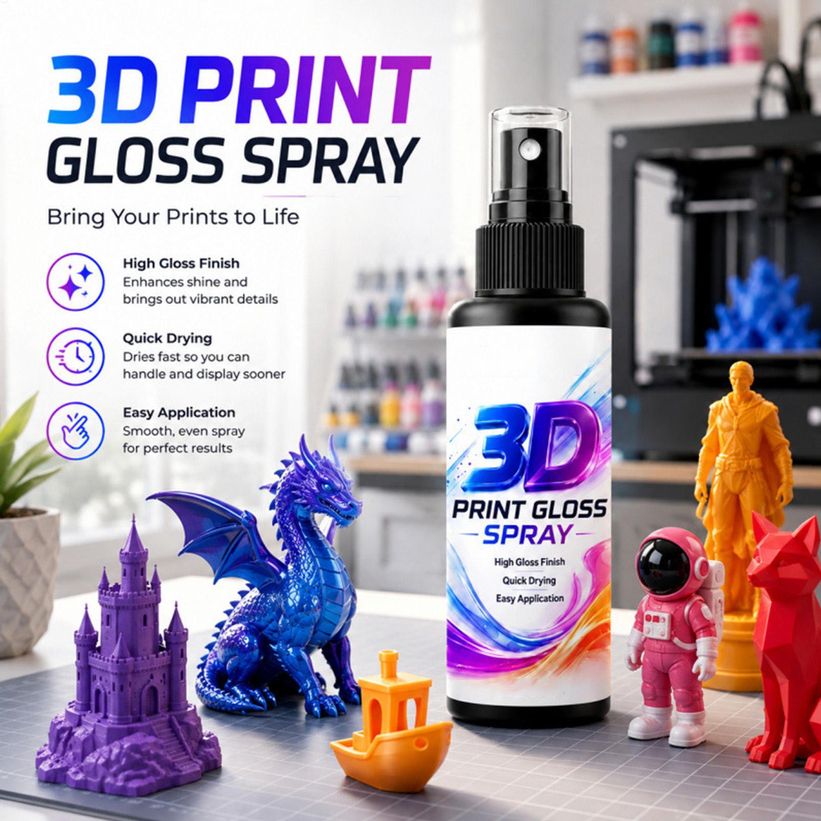 Spray de Brilho para Impressão - 3D Printing Bambu Lab avaliação e preço