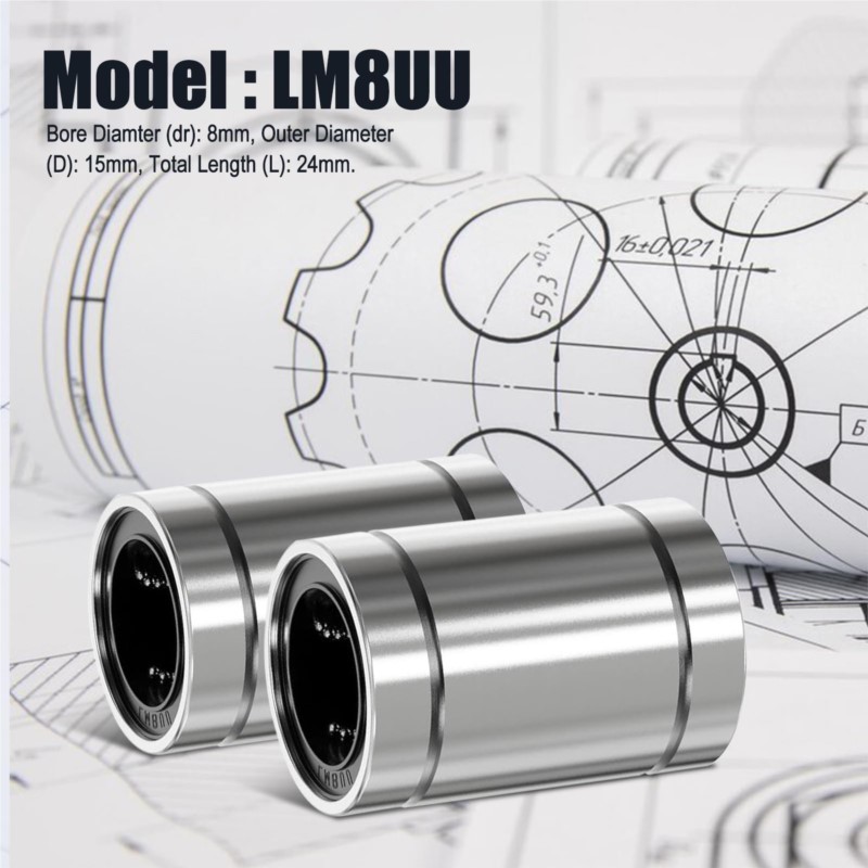 4/10 pçs lm8uu lm10uu lm16uu l - 3D Printing Guide avaliação e preço